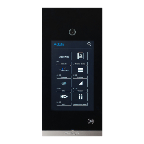ADATIS TouchEntry-XT installation manual