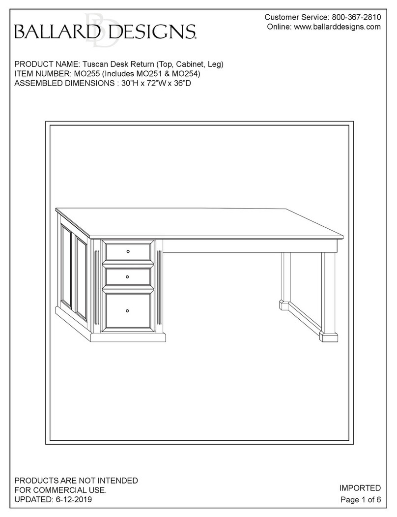 Ballard Designs MO255 Assembly instructions