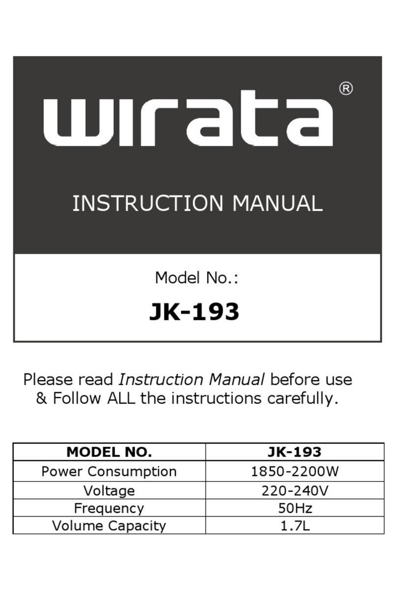 Wirata JK-193 instruction manual