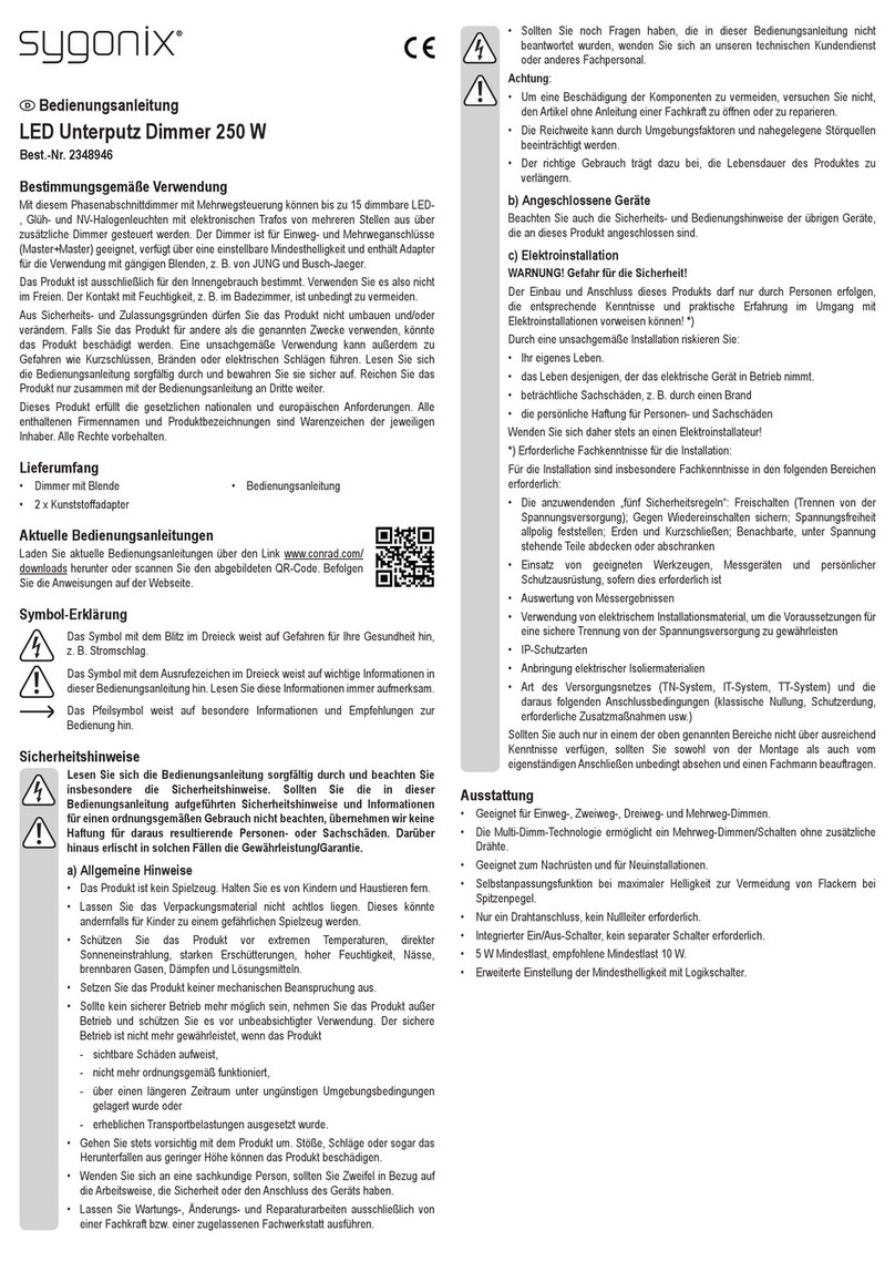 Sygonix SY-4697892 operating instructions
