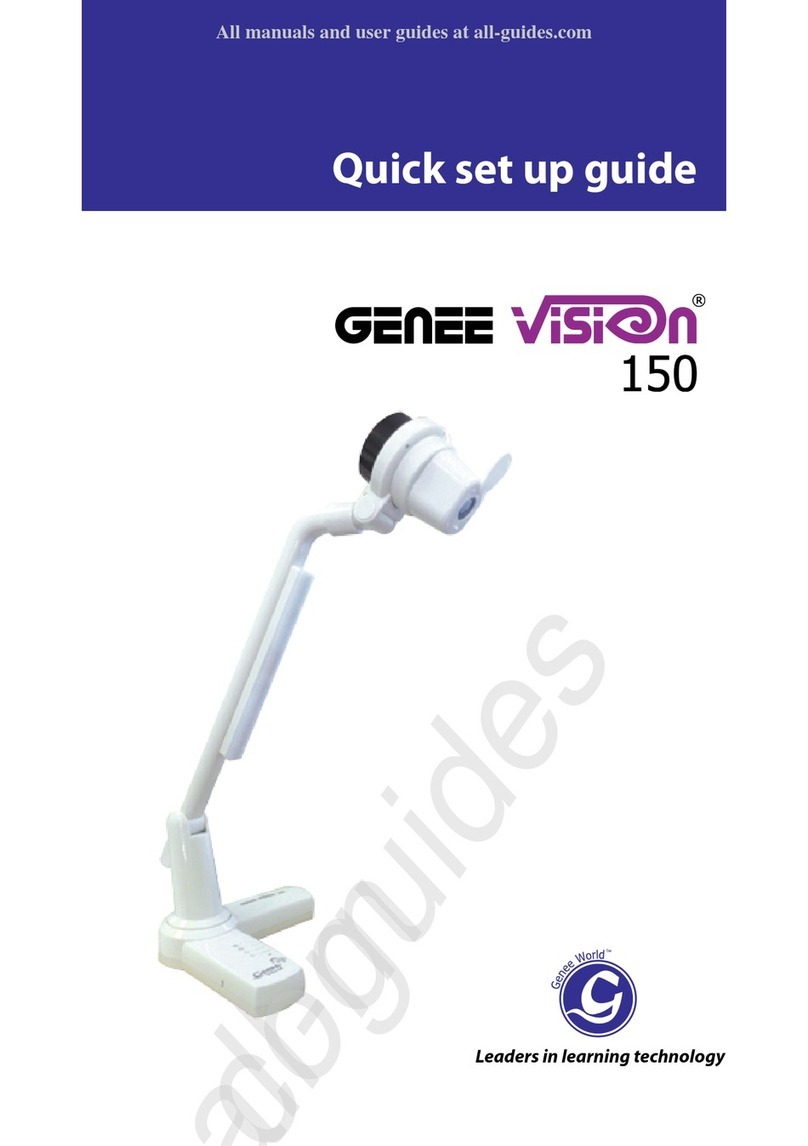 Genee Vision 150 Quick setup guide