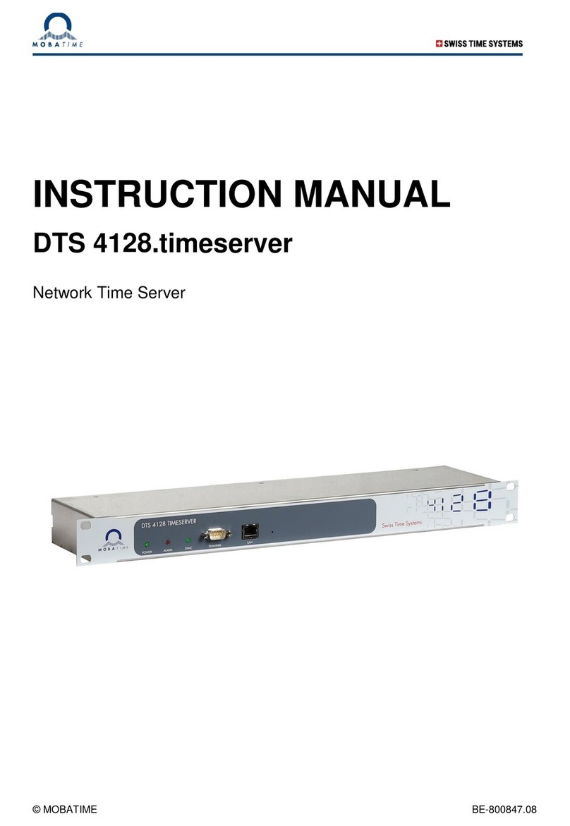 Mobatime DTS 4128.timeserver instruction manual Mobatime DTS 4128.timeserver instruction manual