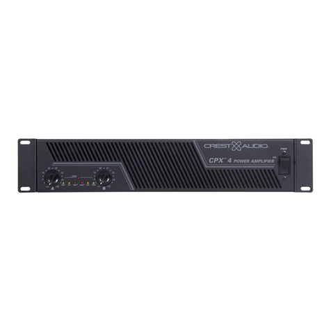 Crest Audio CPX Series User manual