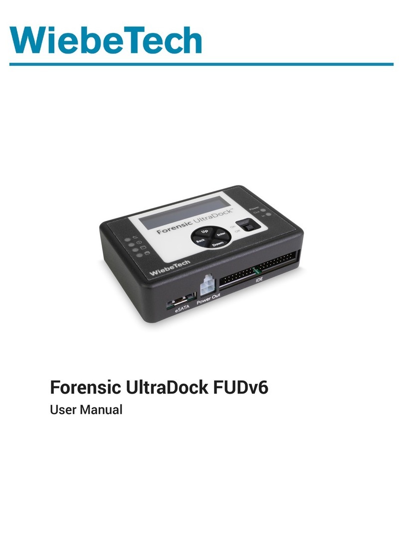 WiebeTech Forensic UltraDock FUDv6 User manual