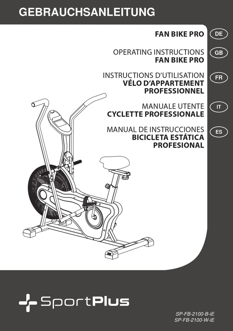 Sportplus SP-FB-2100-B-iE operating instructions