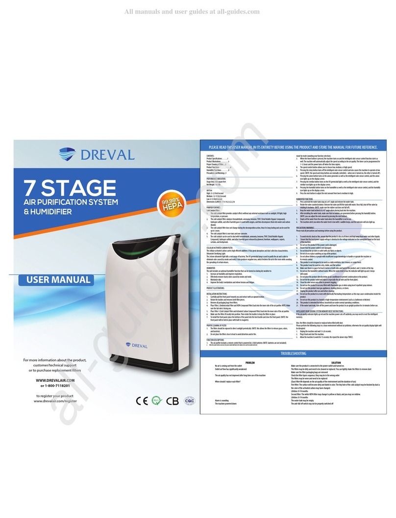 DREVAL 7 STAGE user manual