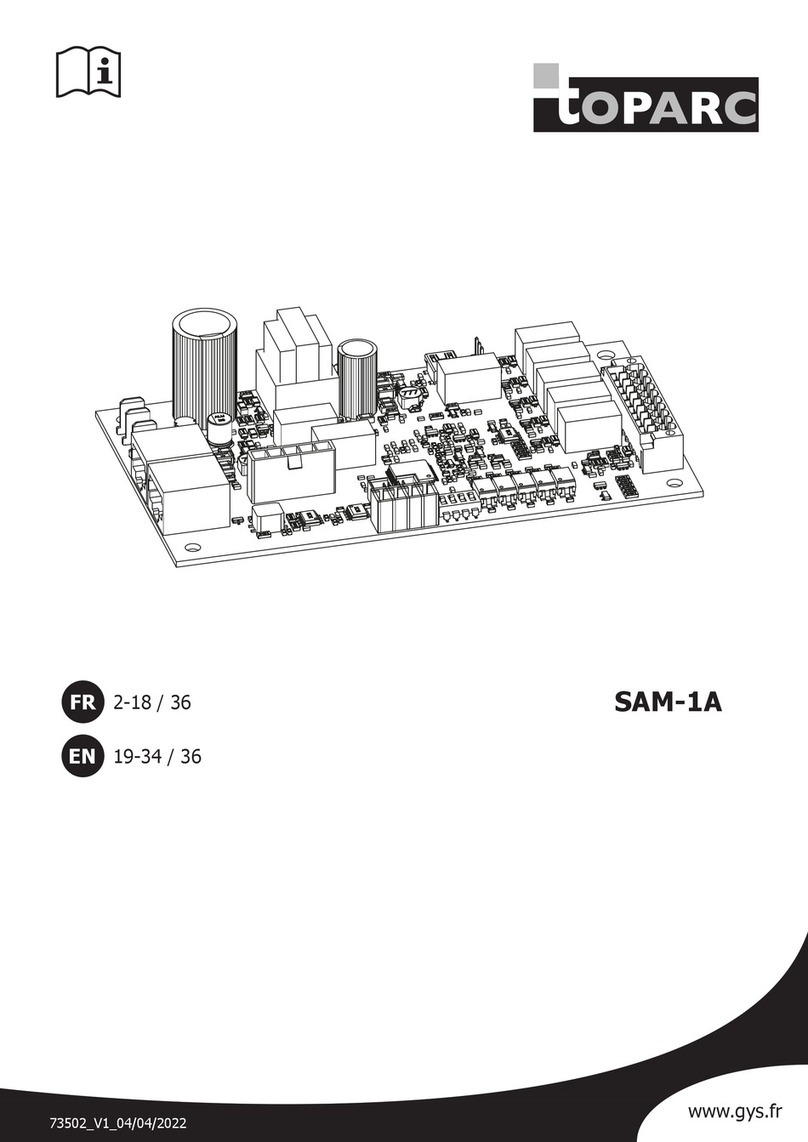 GYS Toparc SAM-1A manual