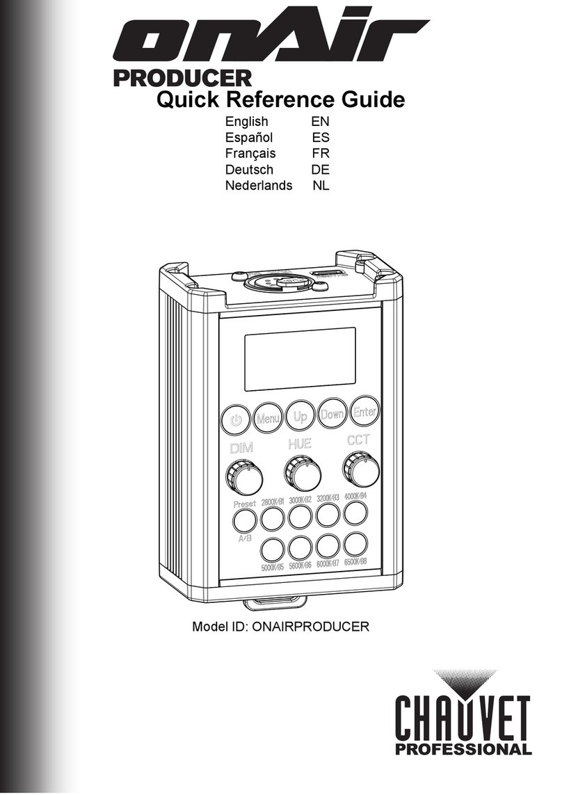 Chauvet Professional onAir Producer Quick reference guide