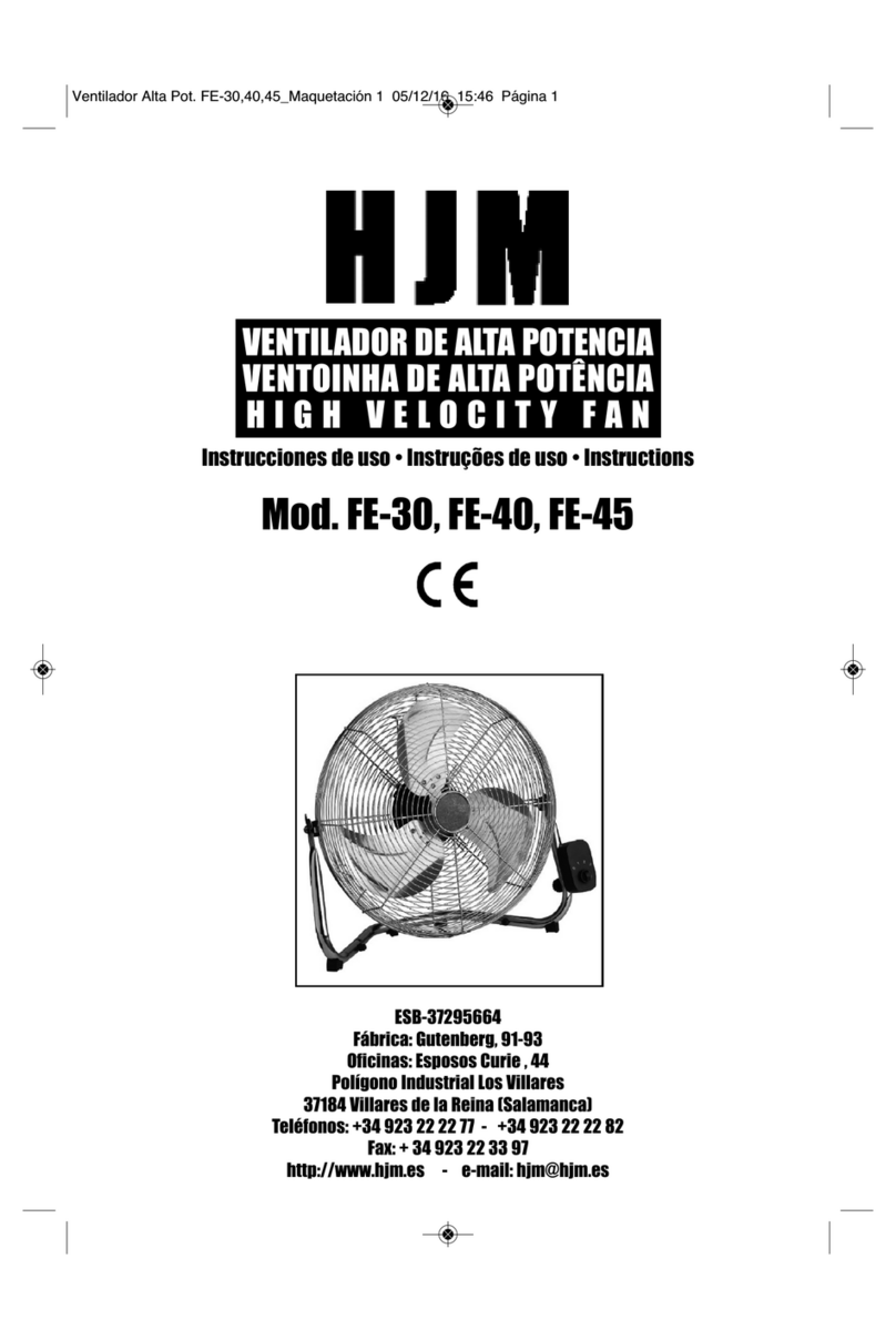 HJM FE-30 User manual
