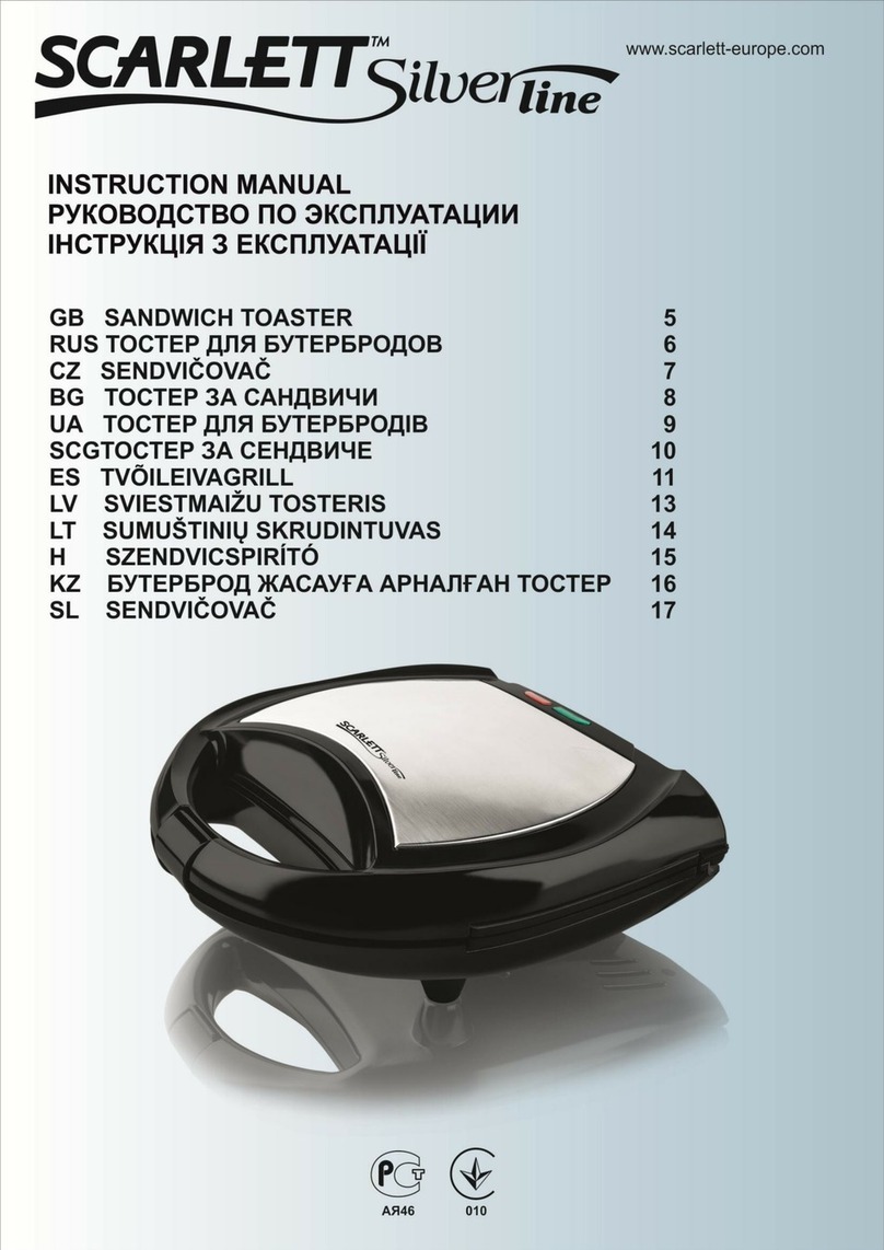 Scarlett Silver line SL-TM11501 instruction manual