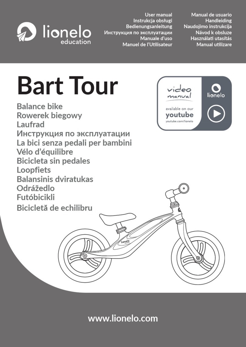 Lionelo Bart Tour User manual