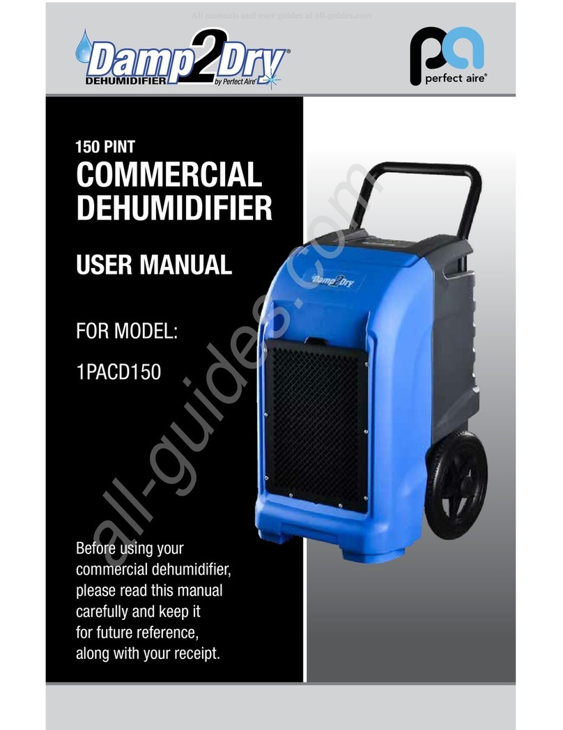 Perfect Aire Damp2Dry 1PACD150 User manual