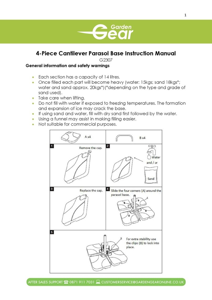 Garden Gear G2307 instruction manual