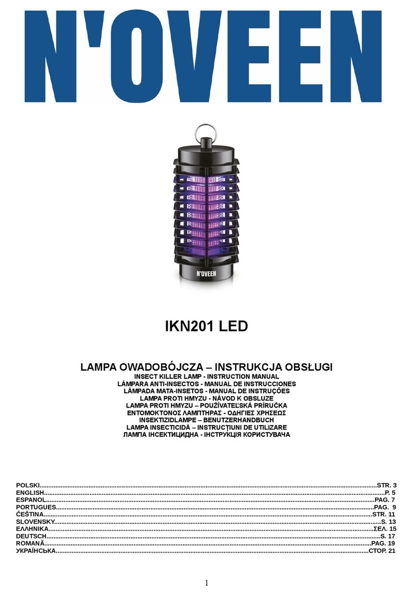 N'oveen IKN201 LED instruction manual