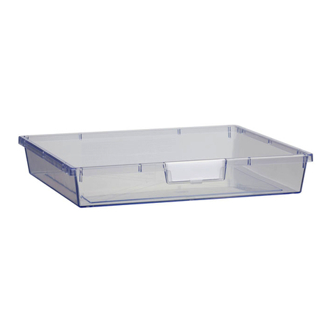 WB Mfg Tote Trays User manual
