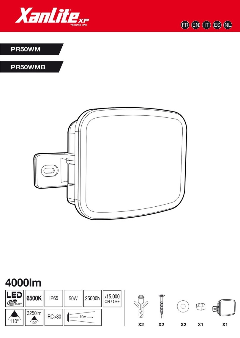 XanLite PR50WM quick start guide