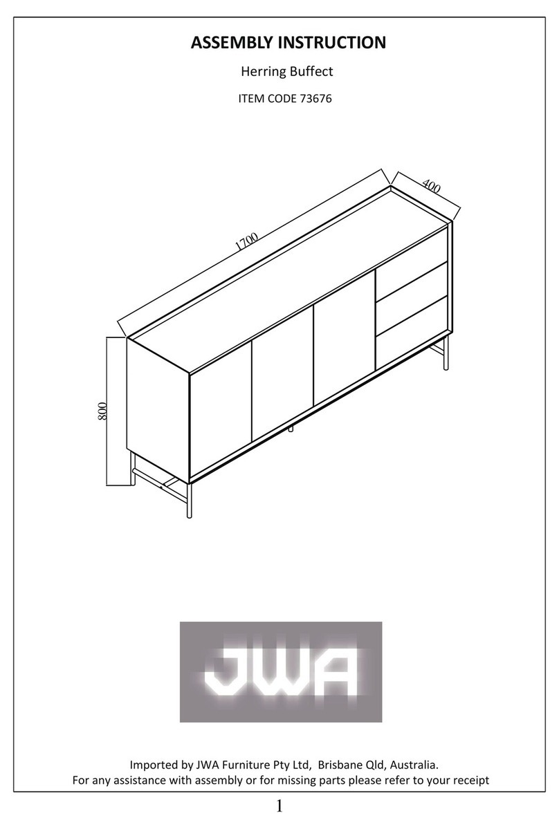 JWA Herring Buffect 73676 Assembly instruction