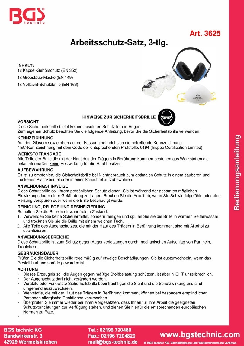 BGS technic 3625 instruction manual