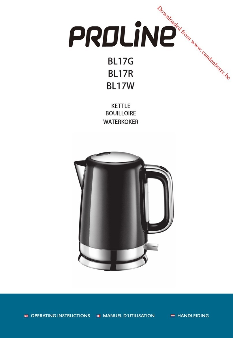 Proline BL17G User manual Proline BL17G User manual