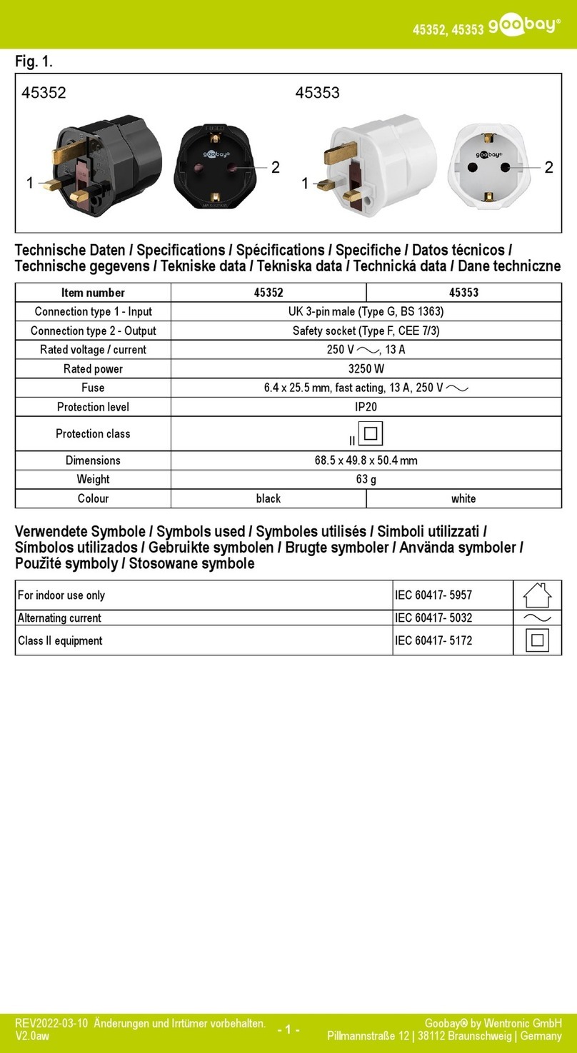 Goobay 45352 User manual