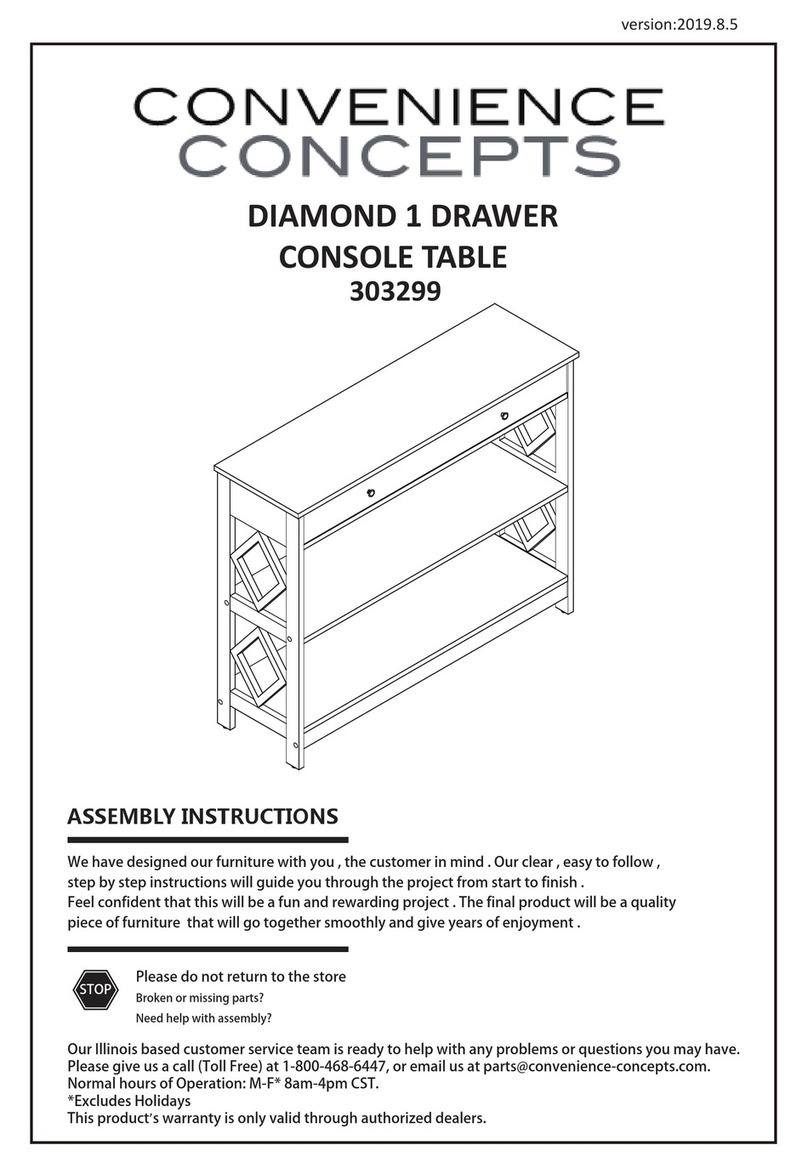 convenience concepts DIAMOND 303299 User manual