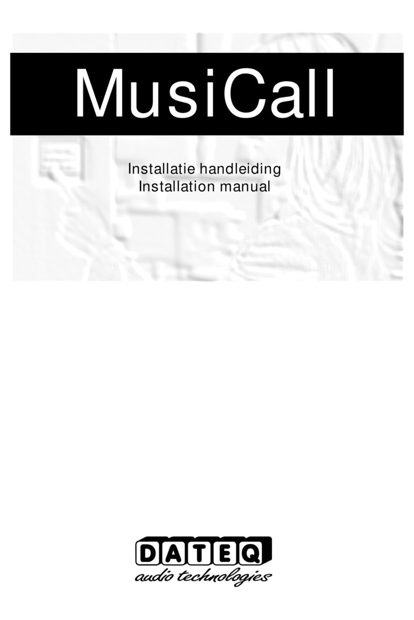 Dateq MusiCall MPM8.8 Mono User manual
