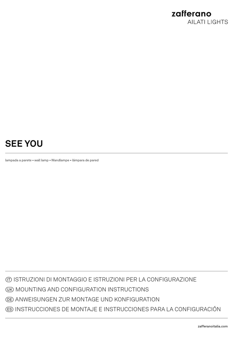 Zafferano SEE YOU Mounting instructions Zafferano SEE YOU Mounting instructions