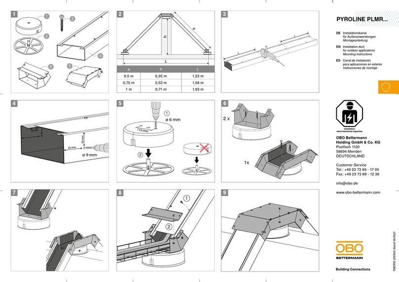 OBO Bettermann PYROLINE PLMR Series User manual
