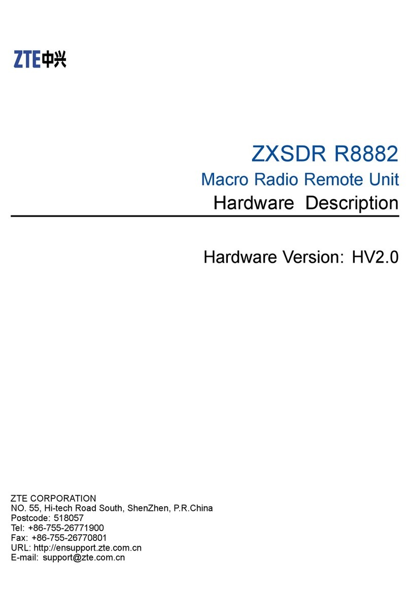 Zte ZXSDR R8882 Hardware description