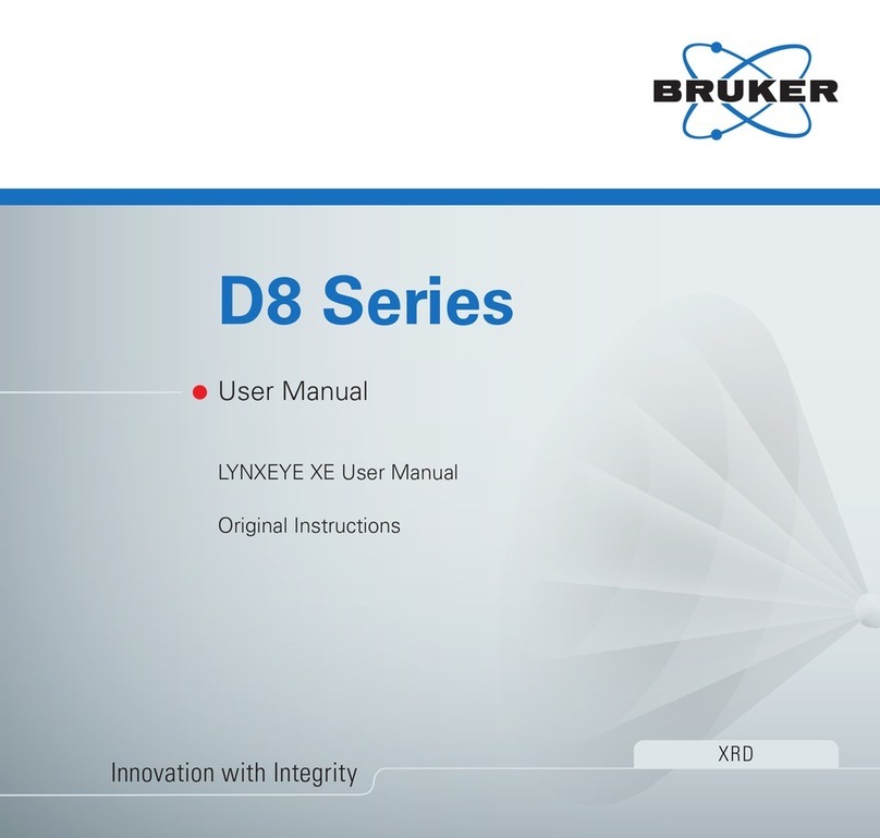 Bruker LYNXEYE XE User manual