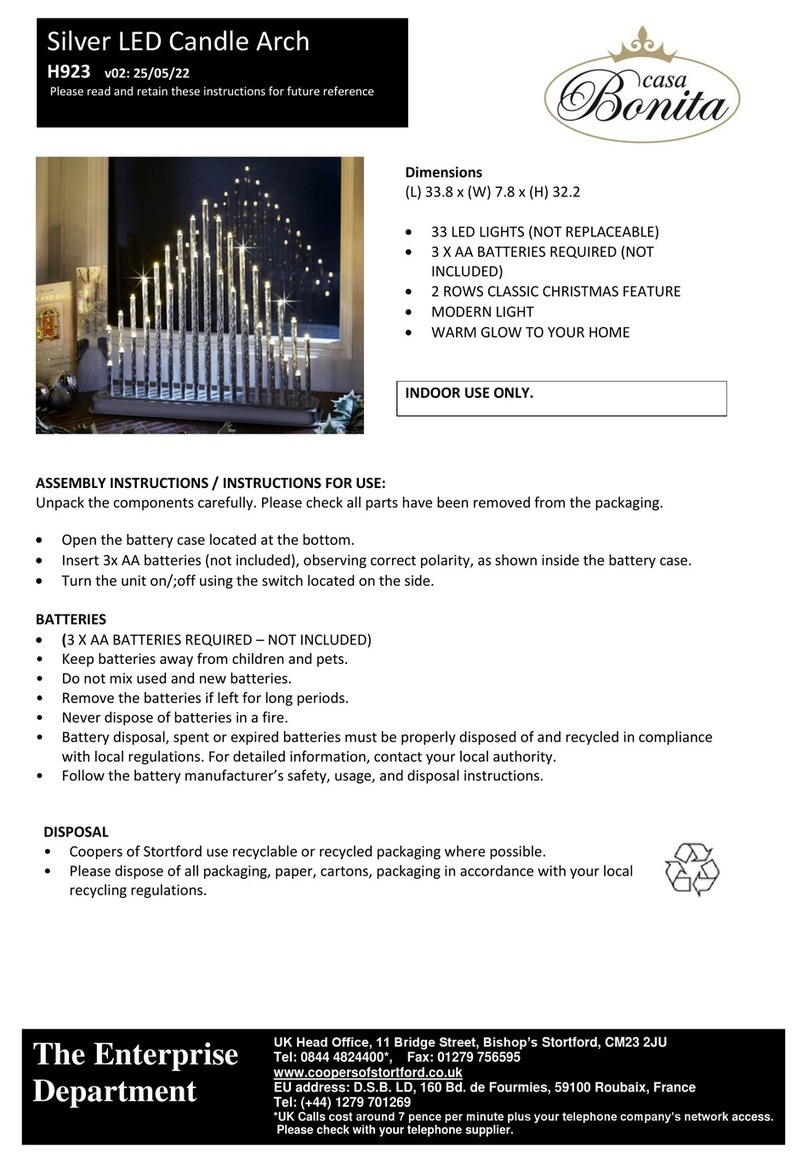 Casa Bonita H923 quick start guide