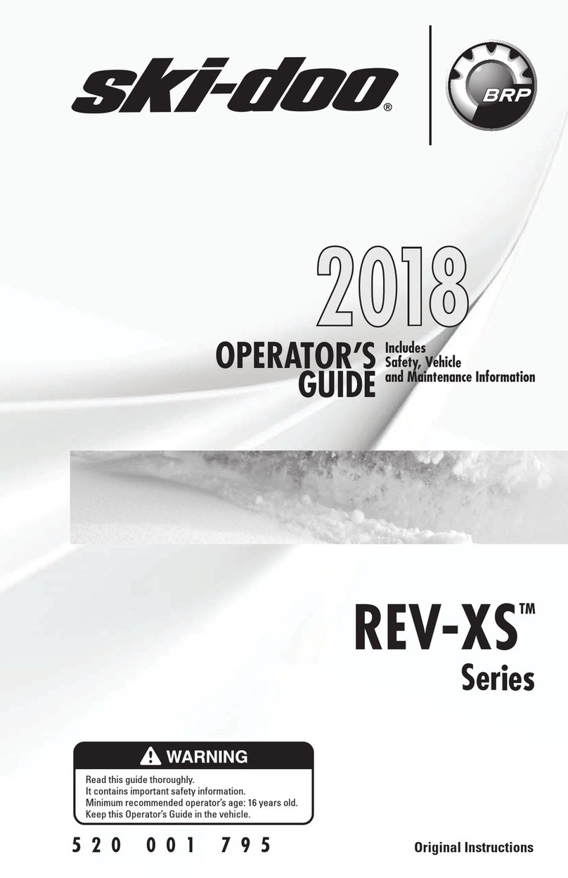 BRP Ski-Doo REV-XS Series Operator's guide