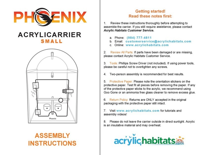 Phoenix ACRYLICARRIER SMALL Assembly instructions