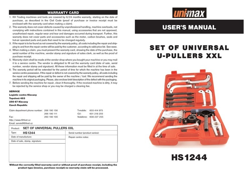 Unimax HS1244 User manual