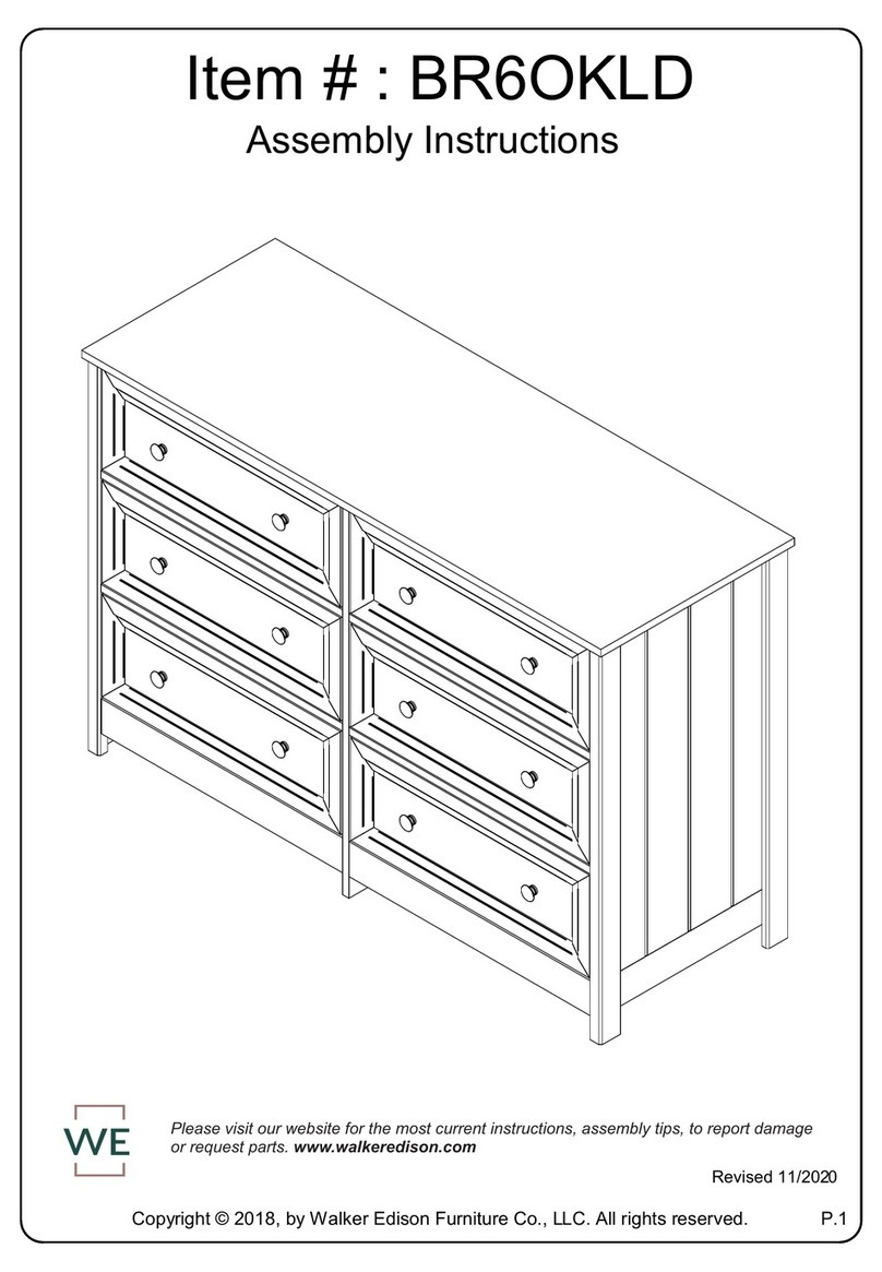Walker Edison BR6OKLD User manual Walker Edison BR6OKLD User manual