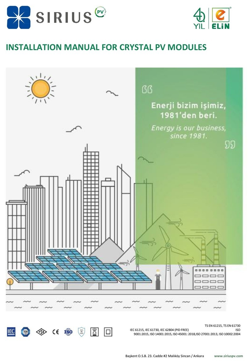 Sirius Satellite Radio CRYSTAL PV installation manual