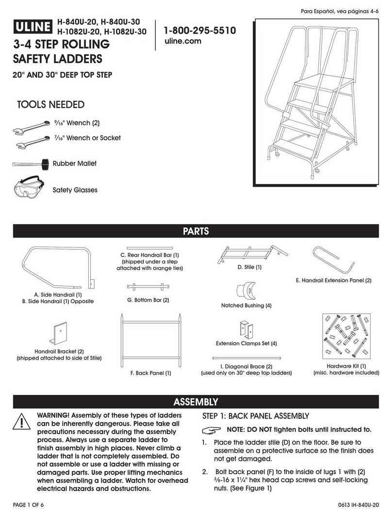U-Line H-840U-20 manual