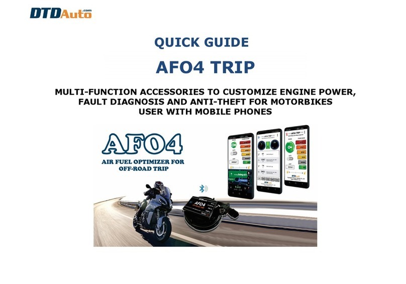 DTDAUTO AFO4 TRIP quick guide