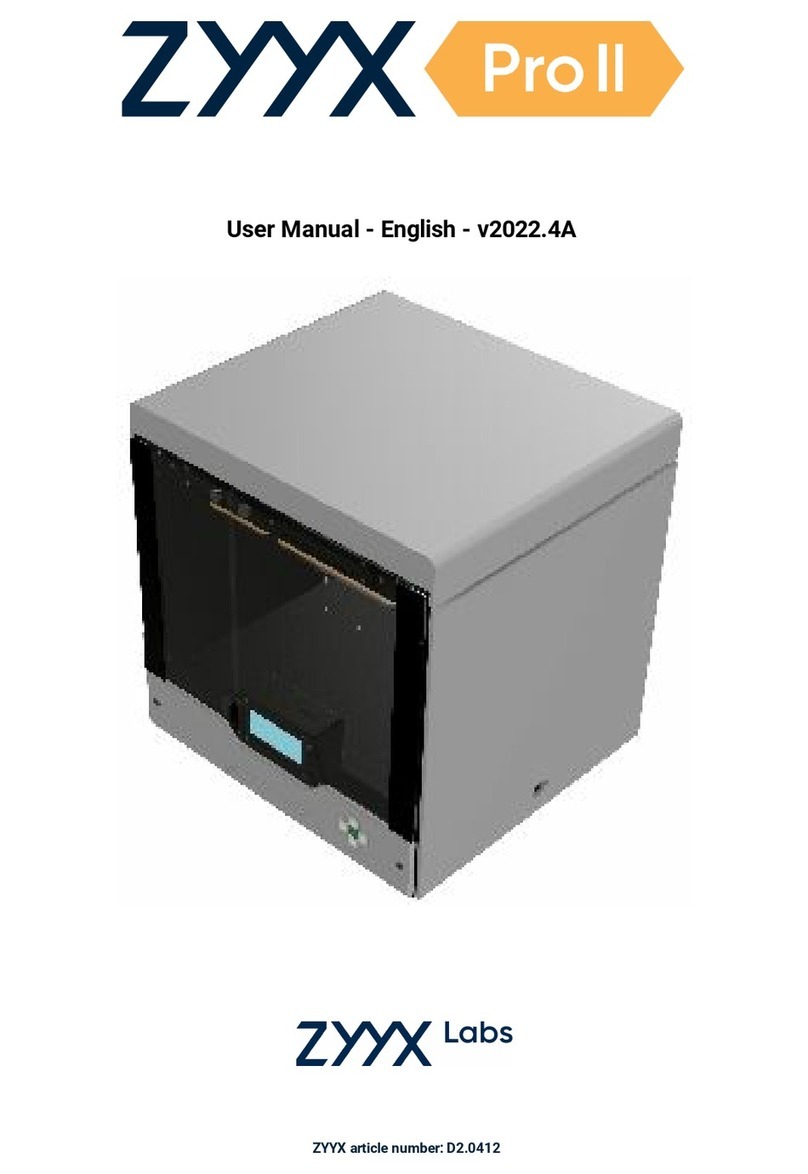ZYYX Pro II user manual