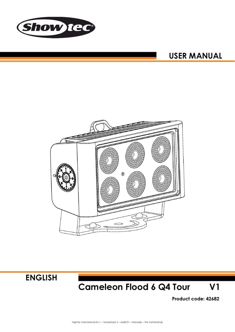Show Tec Cameleon Flood 6 Q4 Tour User manual