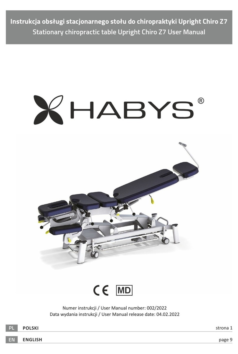 HABYS Upright Chiro Z7 user manual
