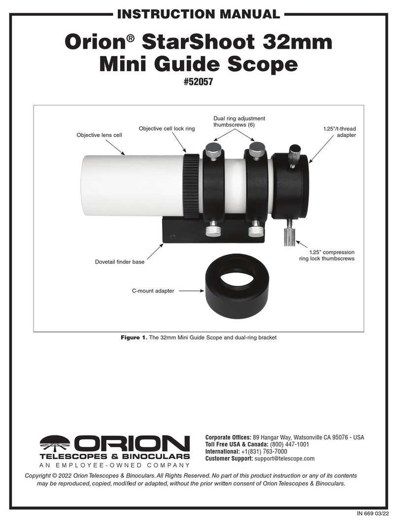 Orion StarShoot 32mm Mini Guide Scope User manual