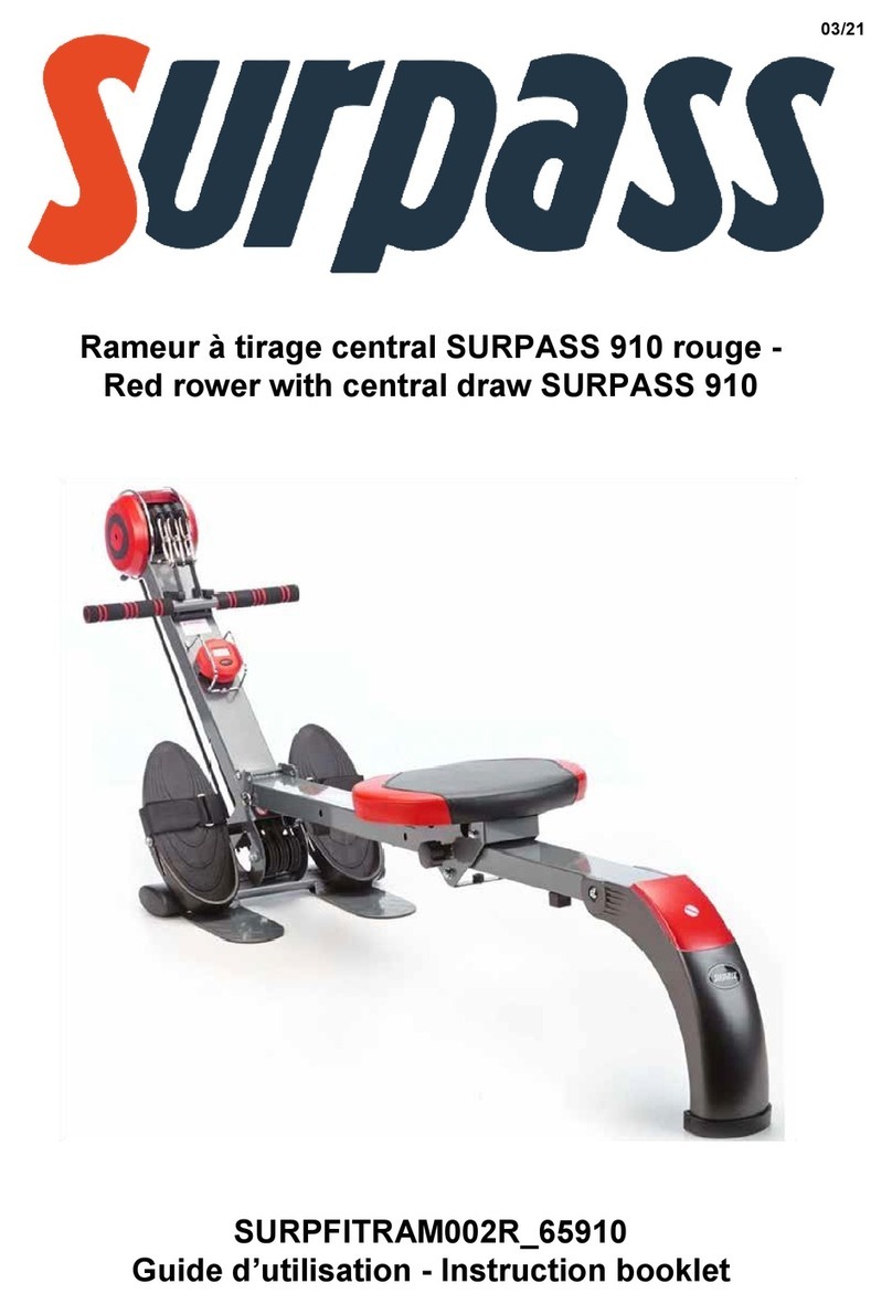 CARE FITNESS SURPASS 910 Instruction booklet