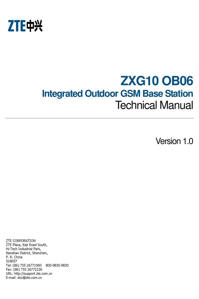 Zte ZXG10 OB06 Technical manual