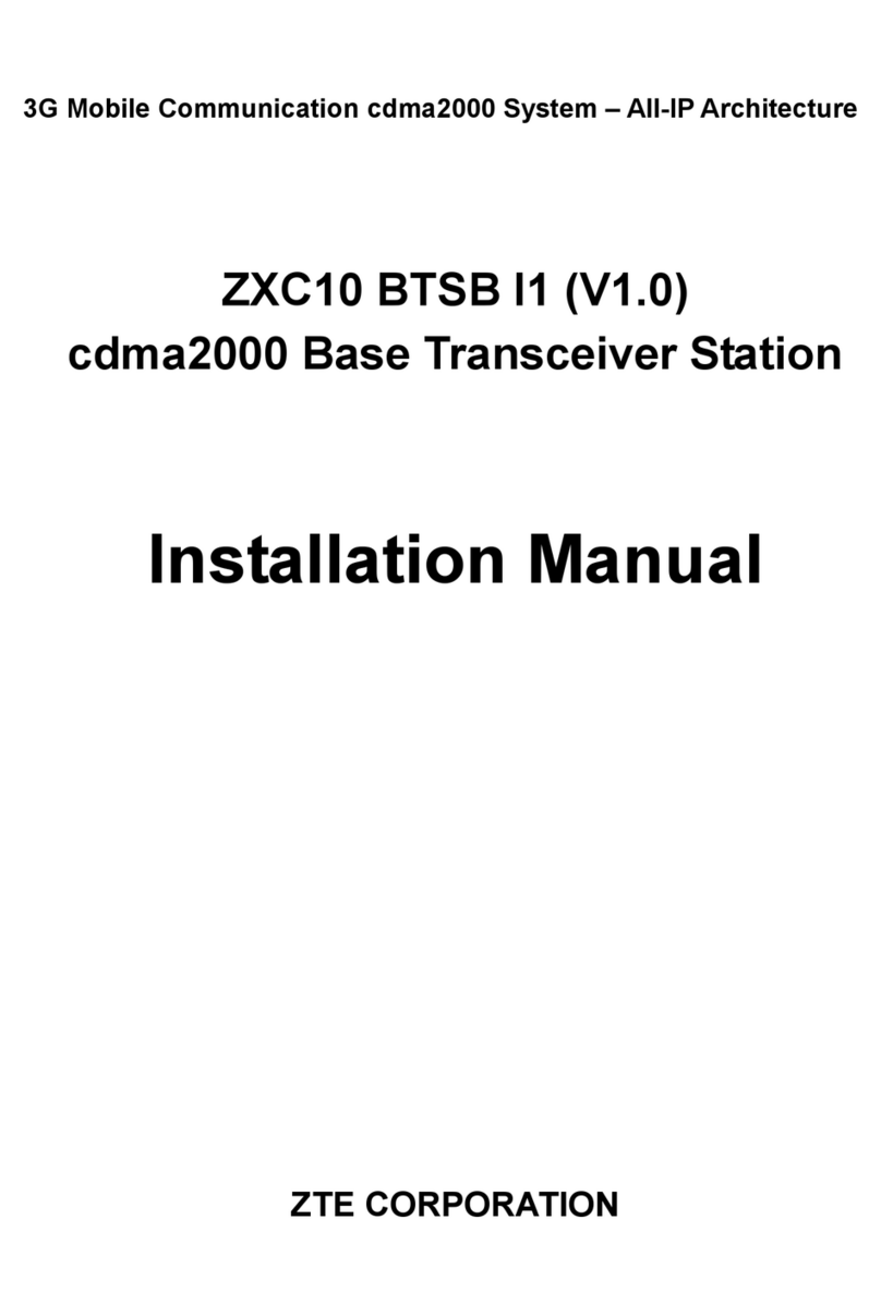 Zte ZXC10 BTSB I1 installation manual