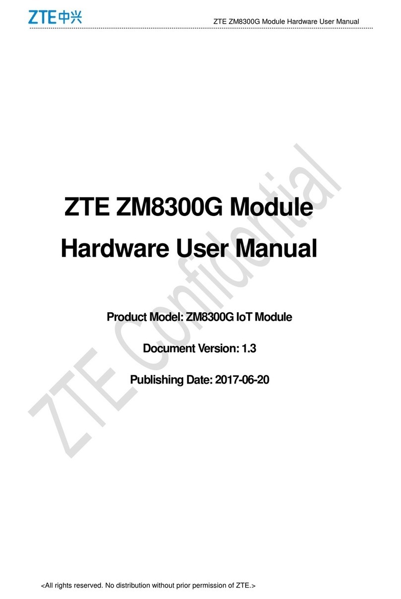 Zte ZM8300G Hardware user manual Zte ZM8300G Hardware user manual