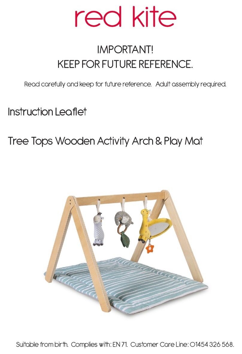 Red Kite Tree Tops Wooden Activity Arch & Play Mat Instruction leaflet Red Kite Tree Tops Wooden Activity Arch & Play Mat Instruction leaflet