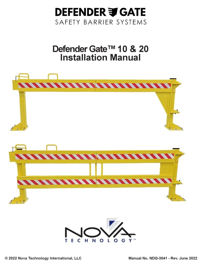 Nova Technology International, LLC Defender Gate 10 User manual