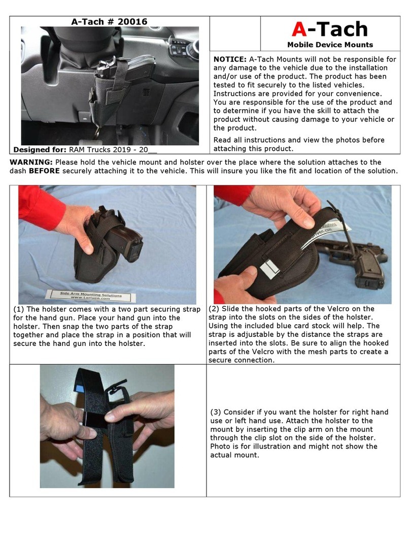 A-Tach Mounts 20016 User manual