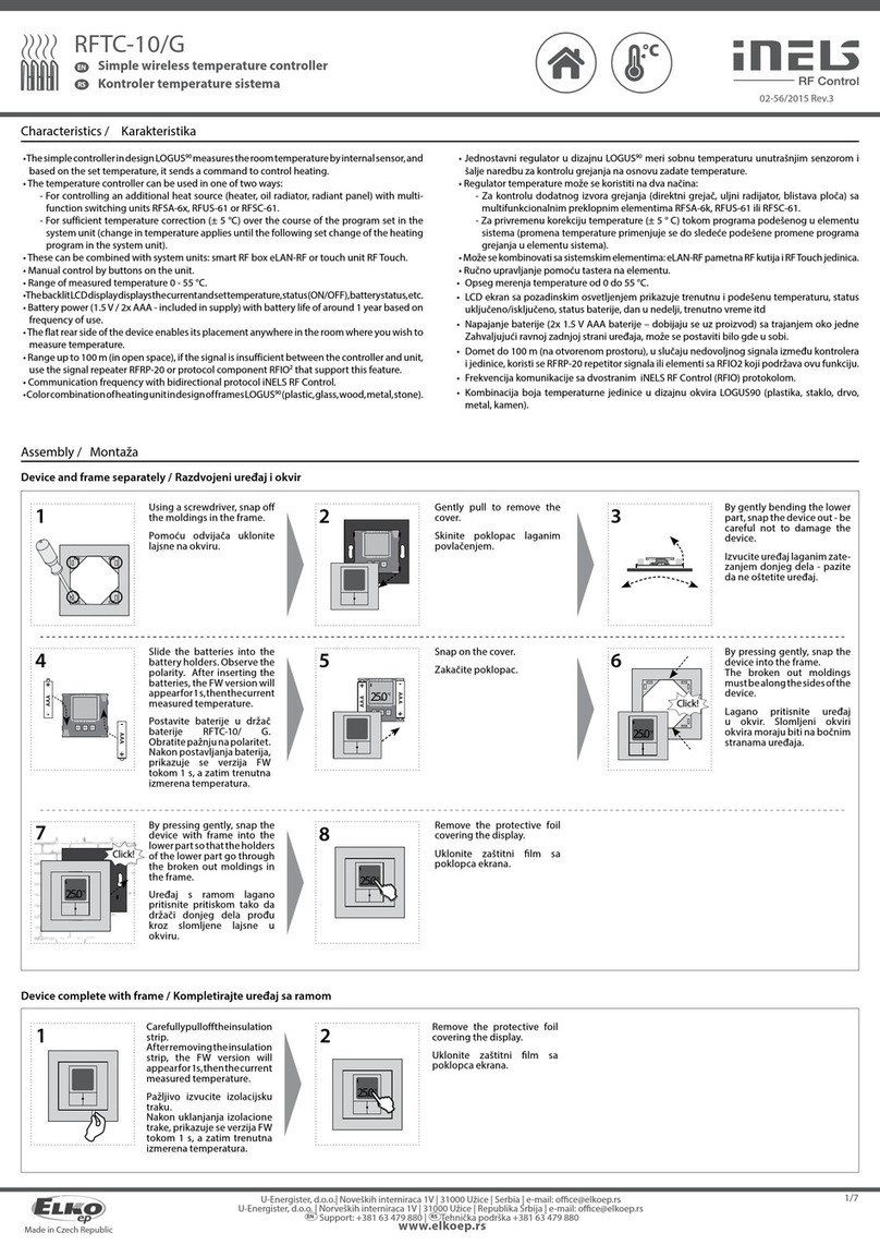 iNels RFTC-10/G User manual